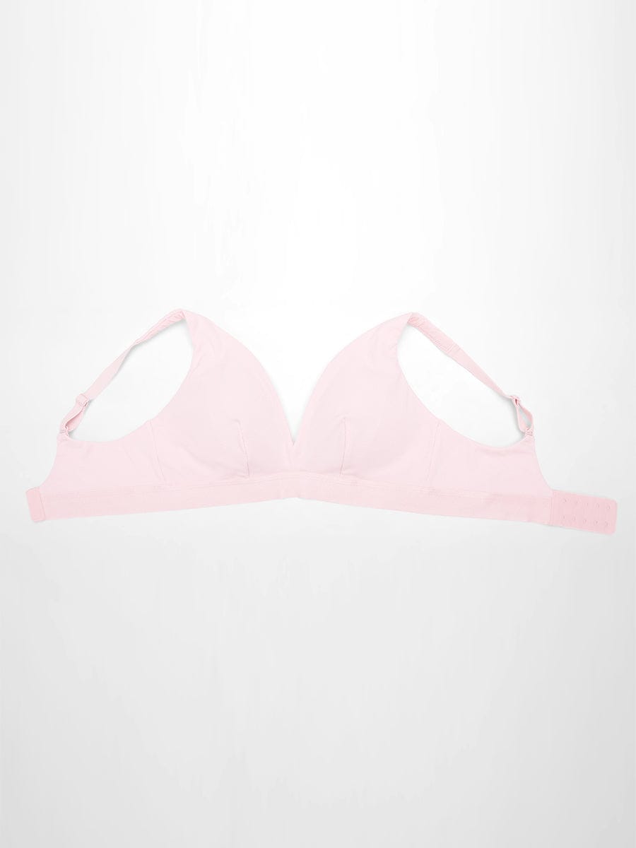 Bralette en modal côtelé à décolleté V