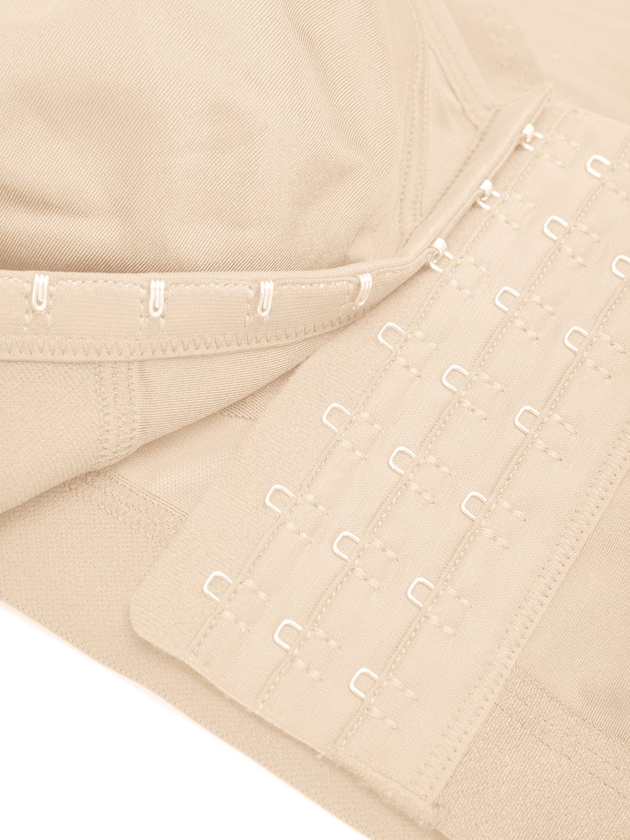 Soutien-gorge couvrant sans armatures à fermeture frontale