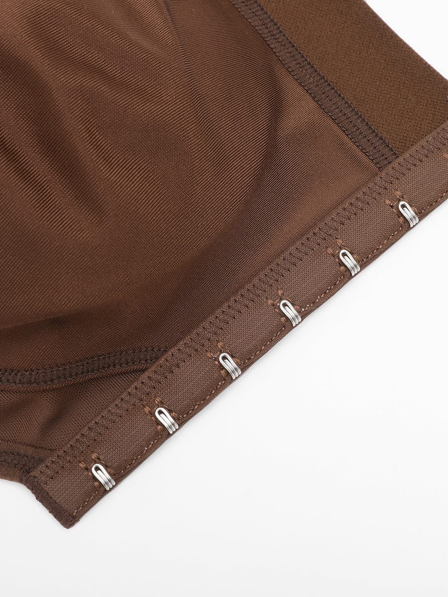 Soutien-gorge couvrant sans armatures à fermeture frontale