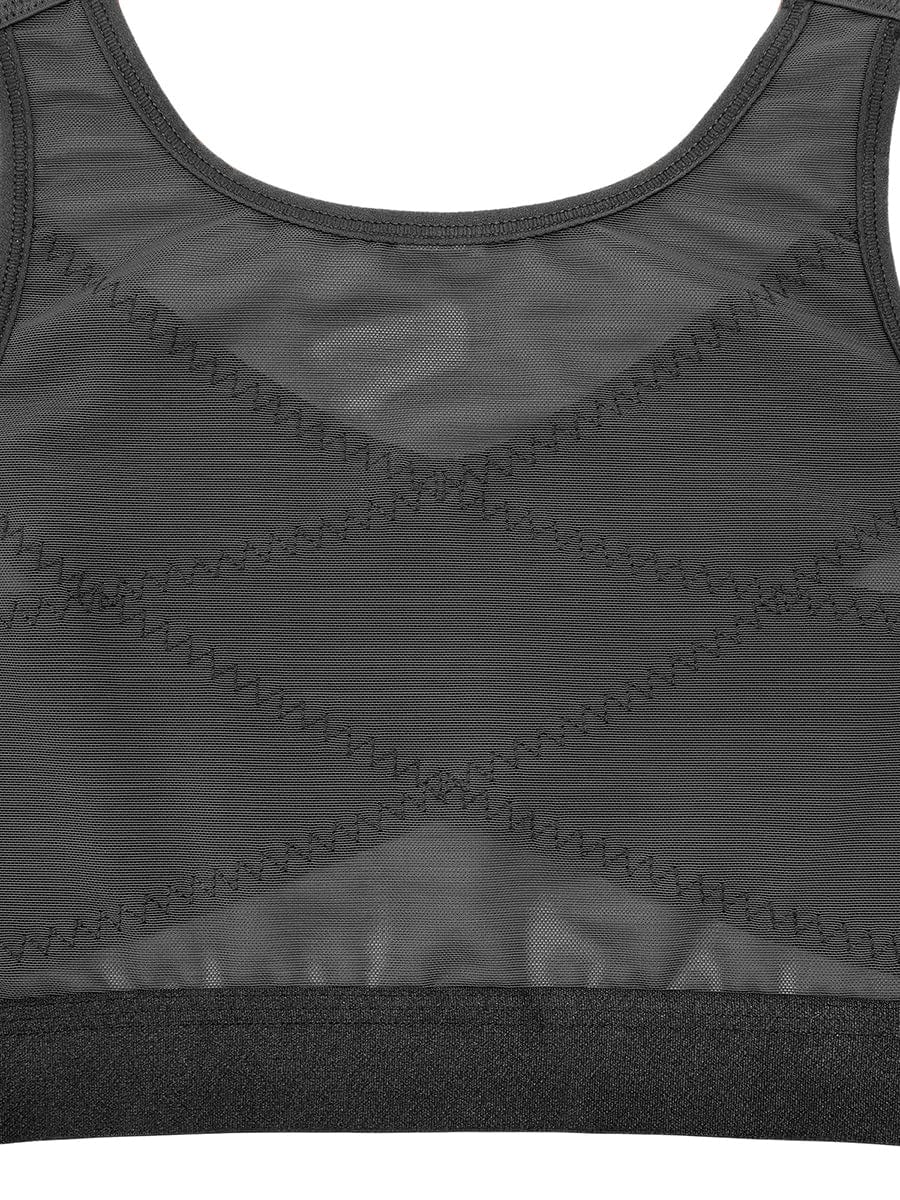 Soutien-gorge couvrant sans armatures à fermeture frontale