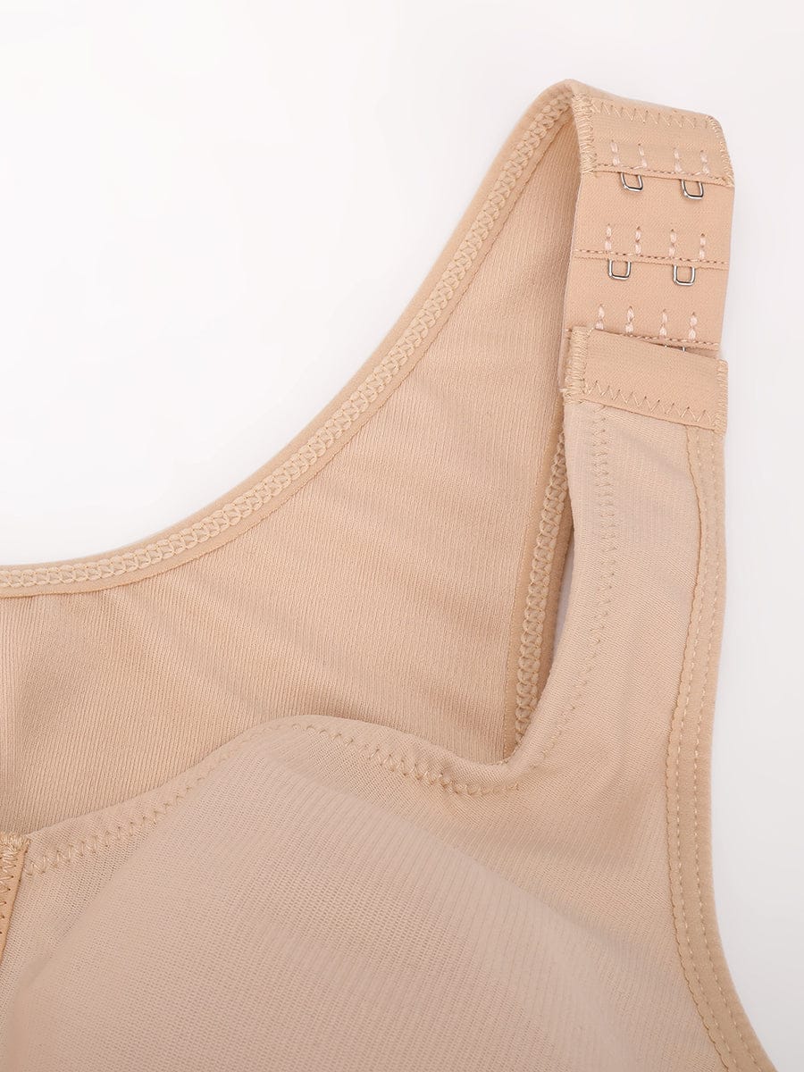 Soutien-gorge de maintien à fermeture frontale réglable