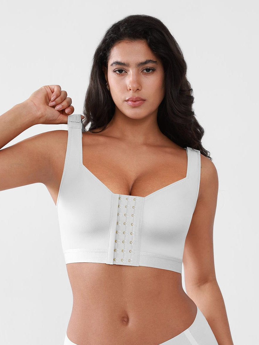 Soutien-gorge de maintien à fermeture frontale réglable