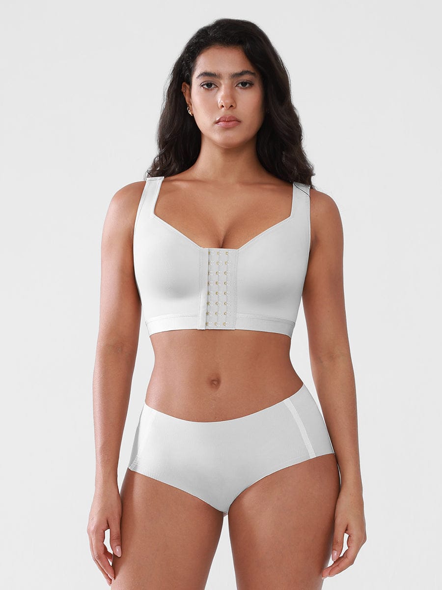 Soutien-gorge de maintien à fermeture frontale réglable