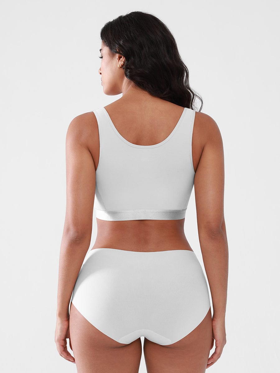 Soutien-gorge de maintien à fermeture frontale réglable