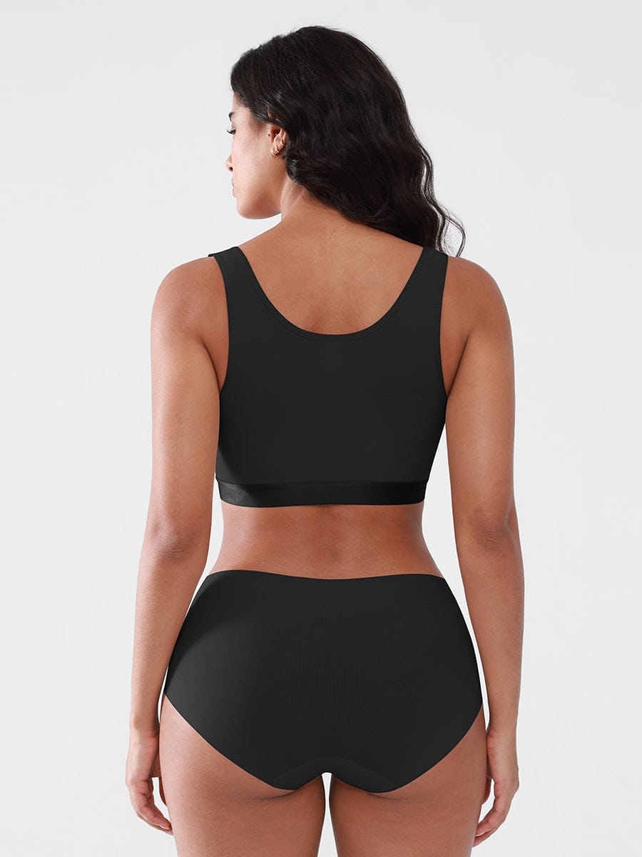 Soutien-gorge de maintien à fermeture frontale réglable