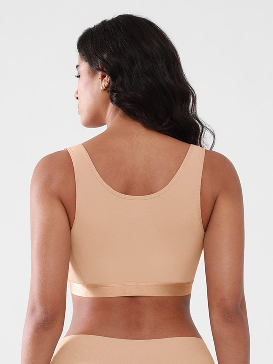 Soutien-gorge de maintien à fermeture frontale réglable