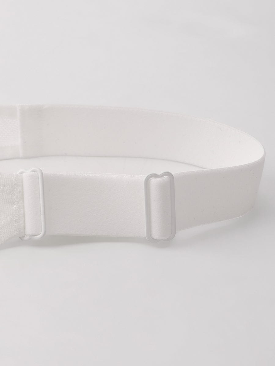 Soutien-gorge minimiseur couvrant en dentelle et maille