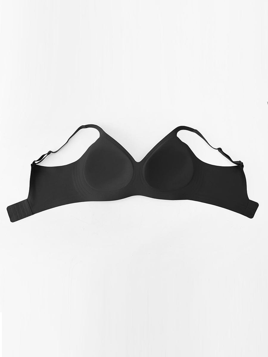 Soutien-gorge plongeant sans armatures à maintien gel