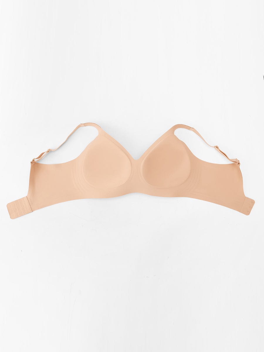 Soutien-gorge plongeant sans armatures à maintien gel