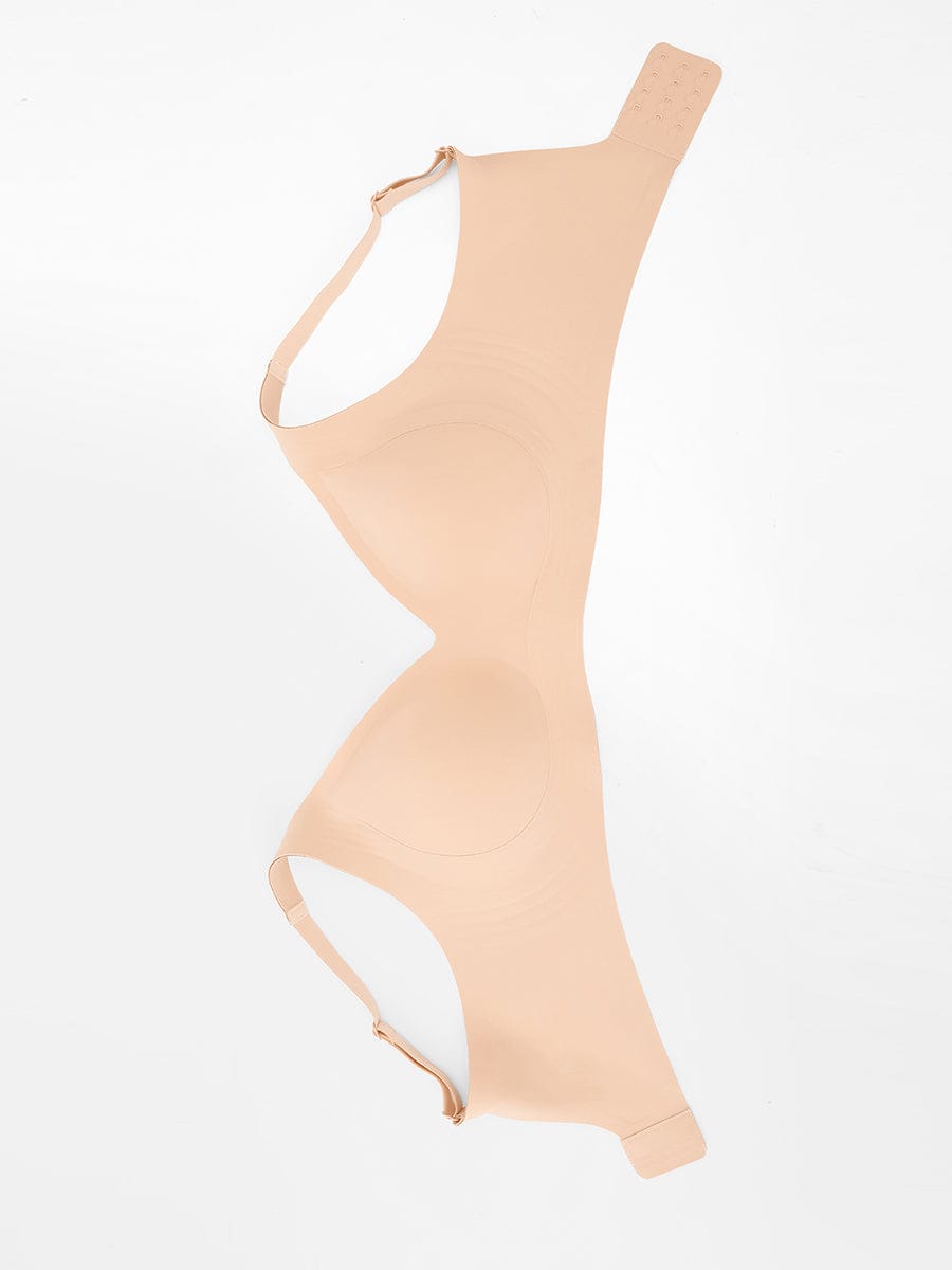 Soutien-gorge plongeant sans armatures à maintien gel