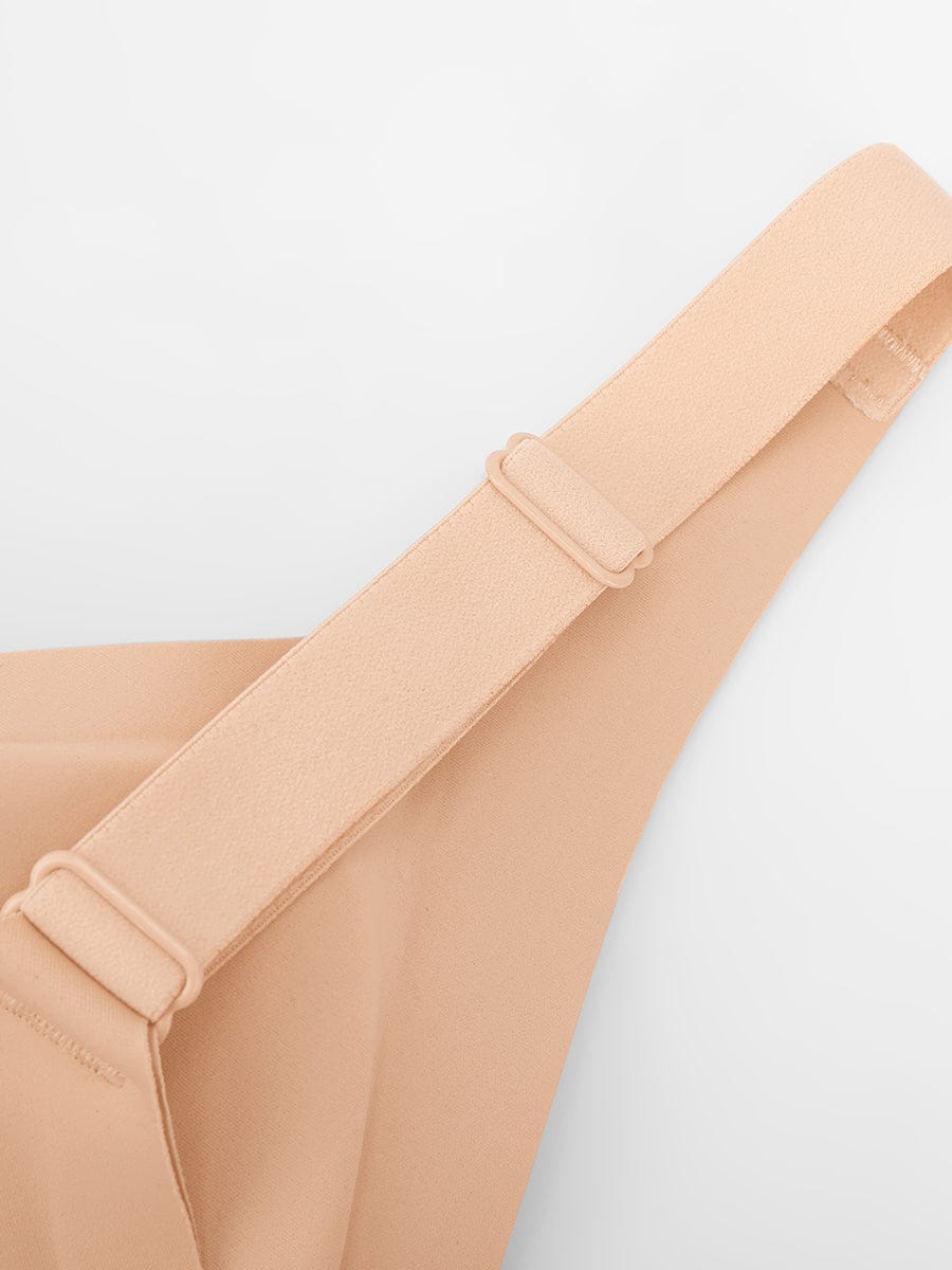 Soutien-gorge plongeant sans armatures à maintien gel