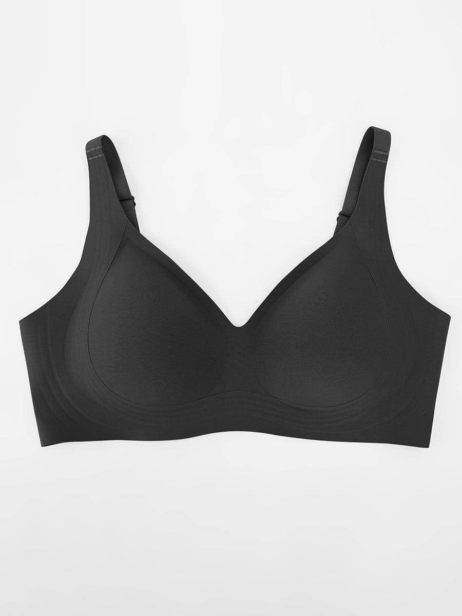 Soutien-gorge plongeant sans armatures à maintien gel