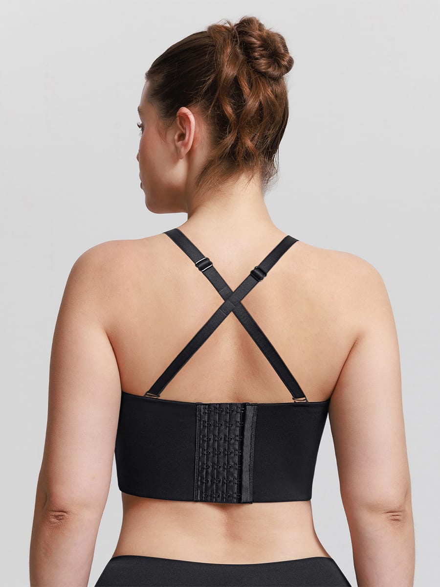 Strapless Underwire Demi Bra with Wide Back