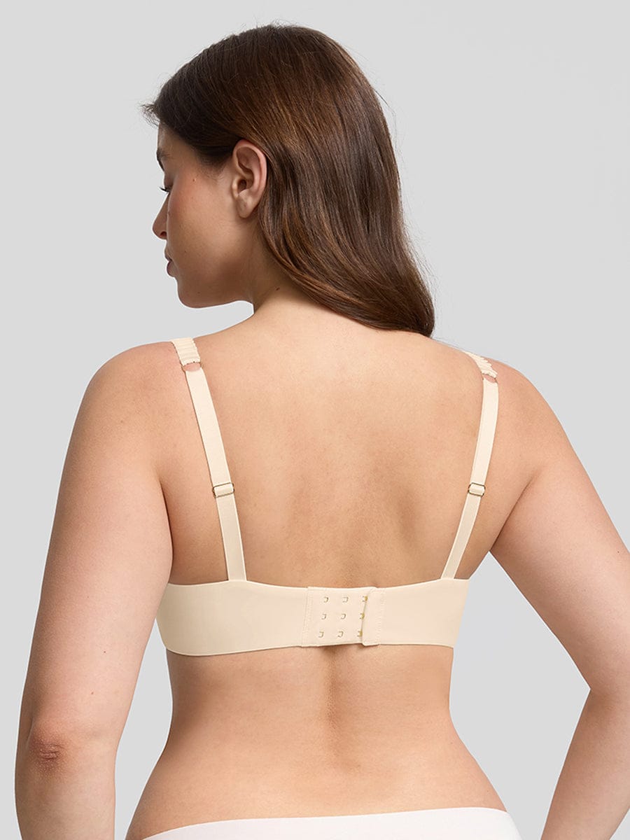 Soutien-gorge demi-bonnet à armatures et mousse mémoire