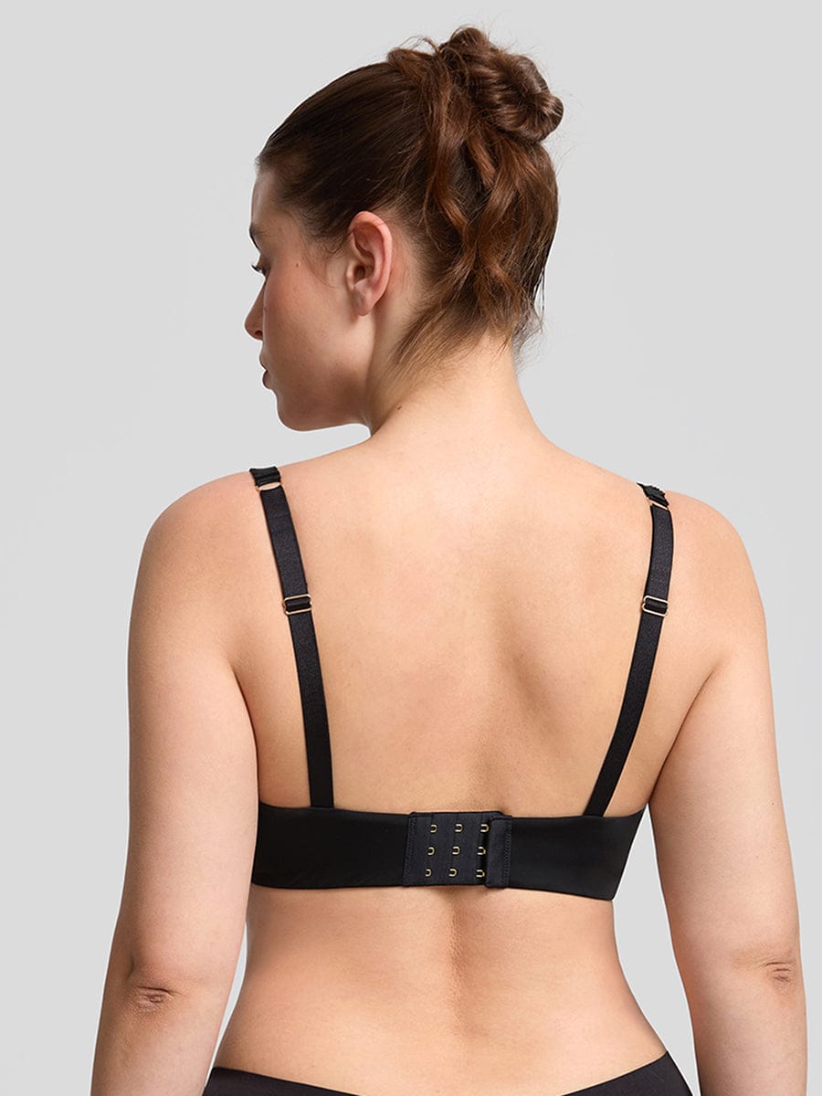 Soutien-gorge demi-bonnet à armatures et mousse mémoire
