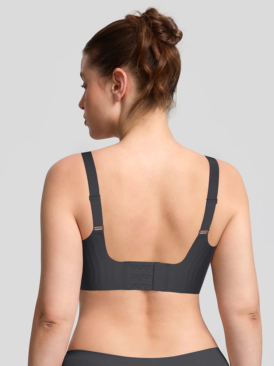 Soutien-gorge sans armatures à maintien gel pour poitrine généreuse
