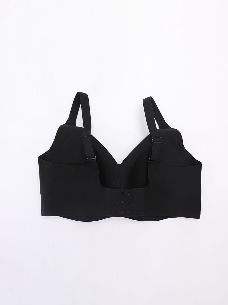 Soutien-gorge sans armatures à maintien gel pour poitrine généreuse