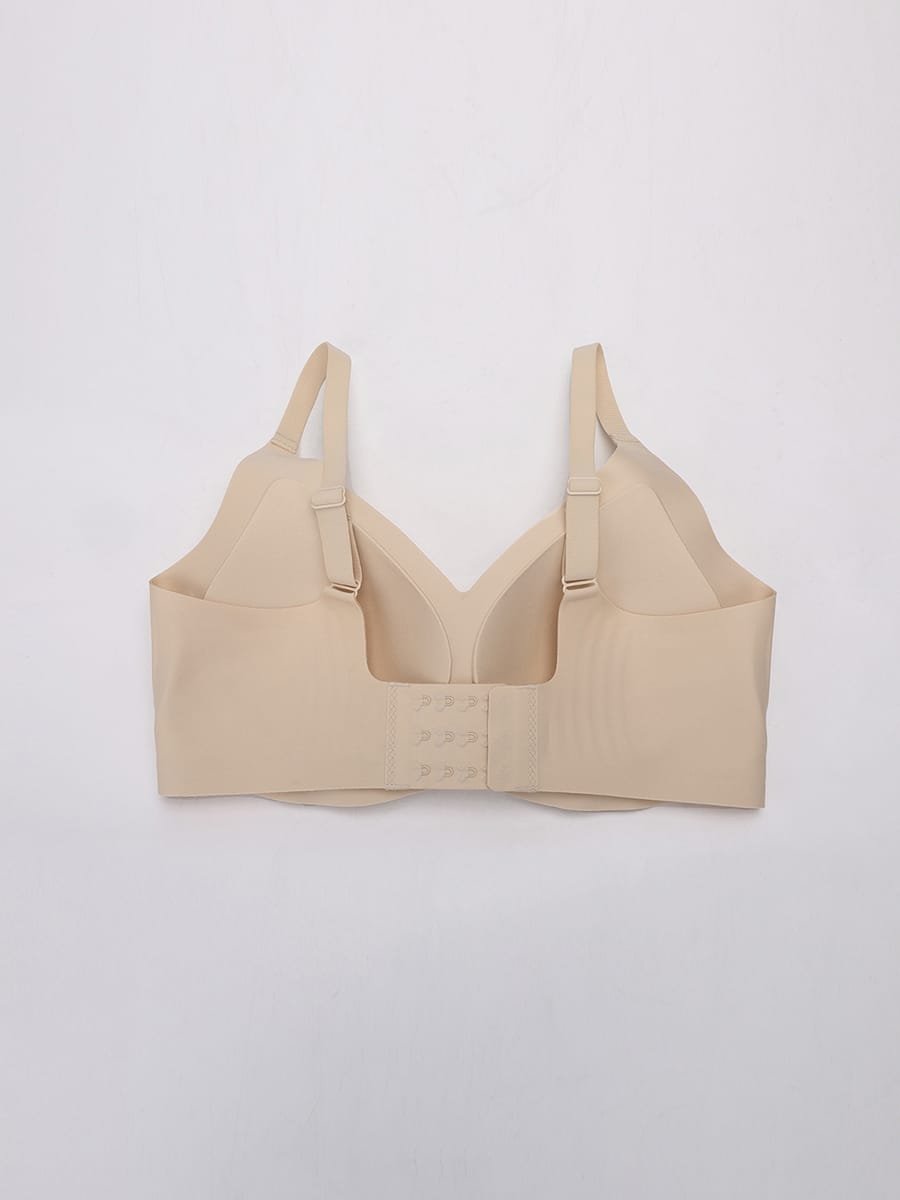 Soutien-gorge sans armatures à maintien gel pour poitrine généreuse