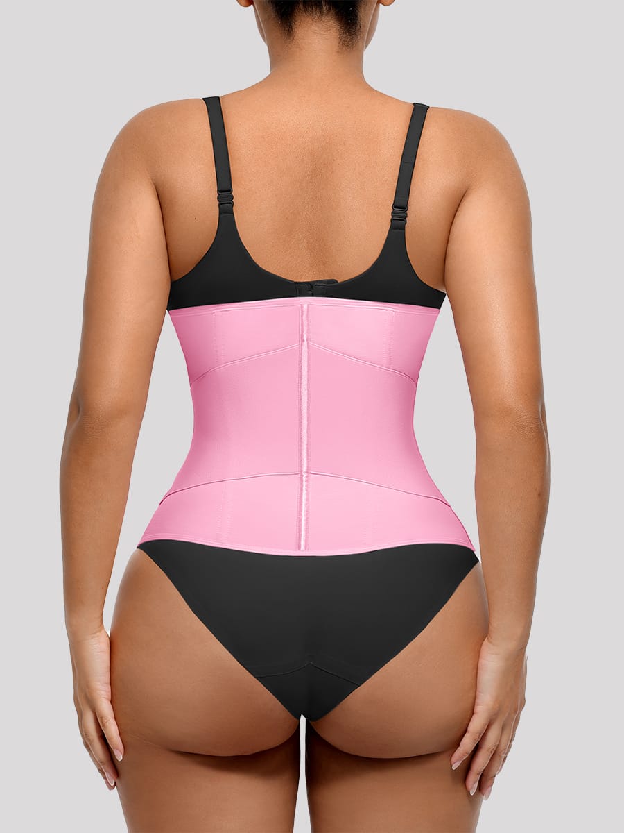 Front-Zip Waist Trainer Vest with 11 Boning Strips