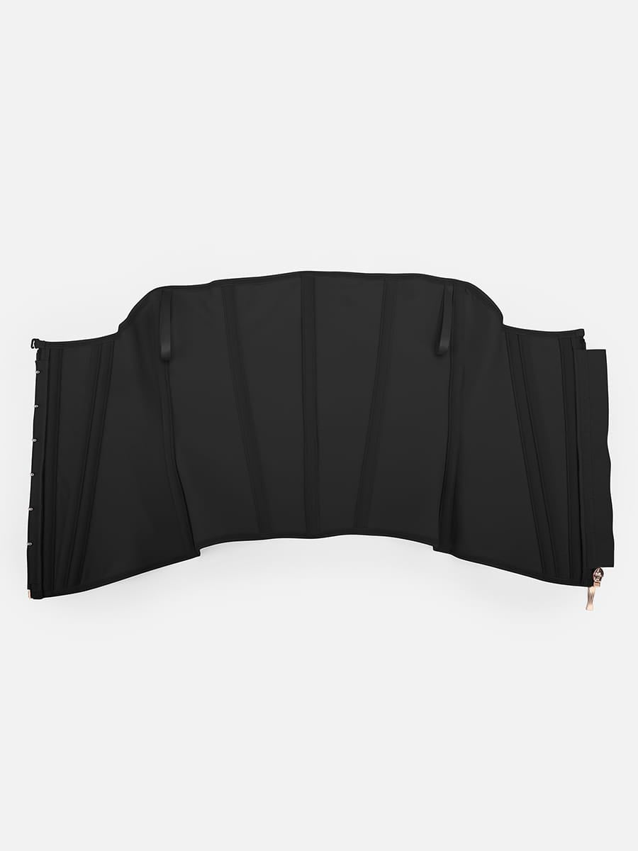 Front-Zip Waist Trainer Vest with 11 Boning Strips