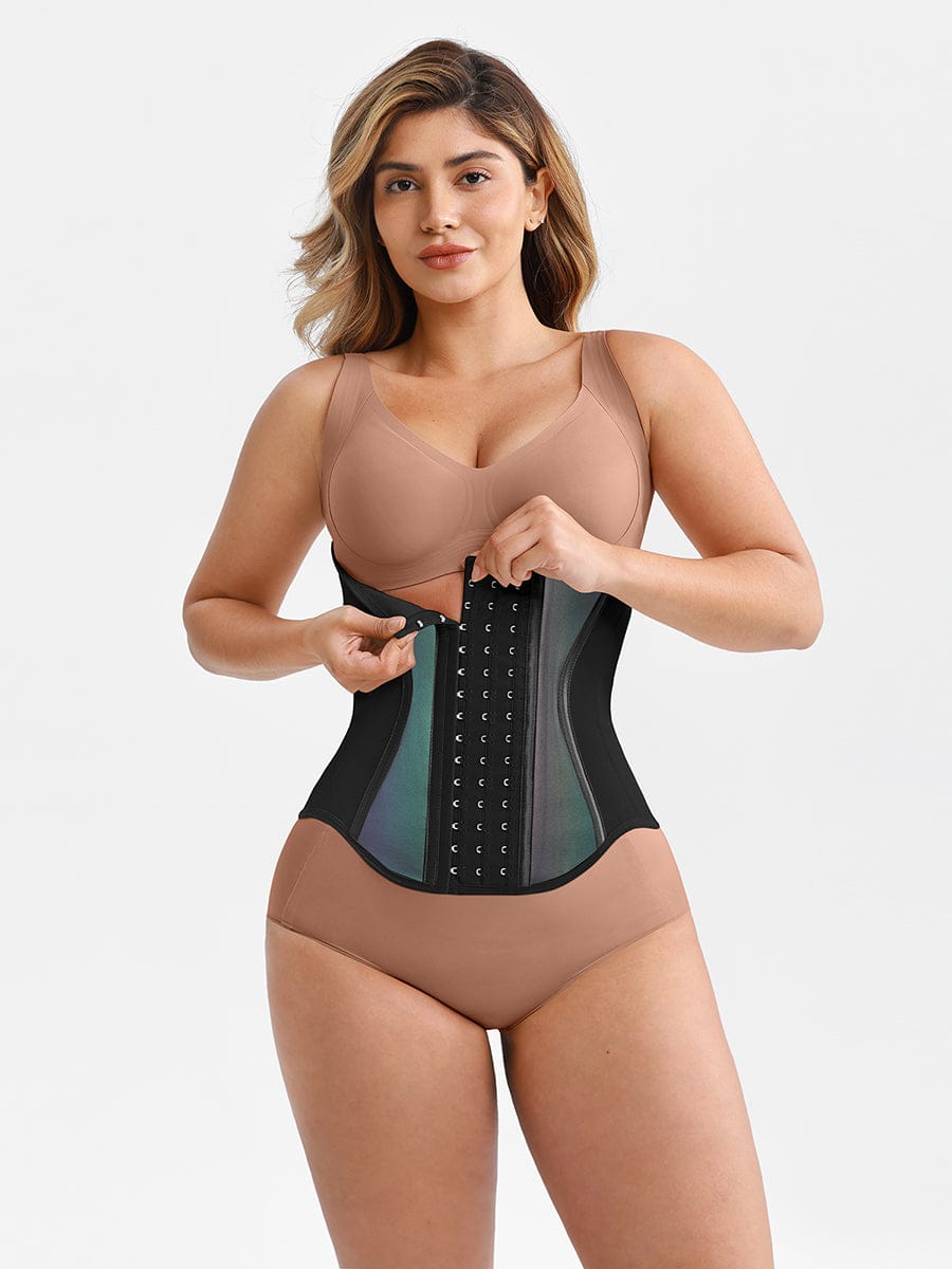 WSHb61011 — Ceinture gainante en latex coupe en S avec 11 baleines en acier