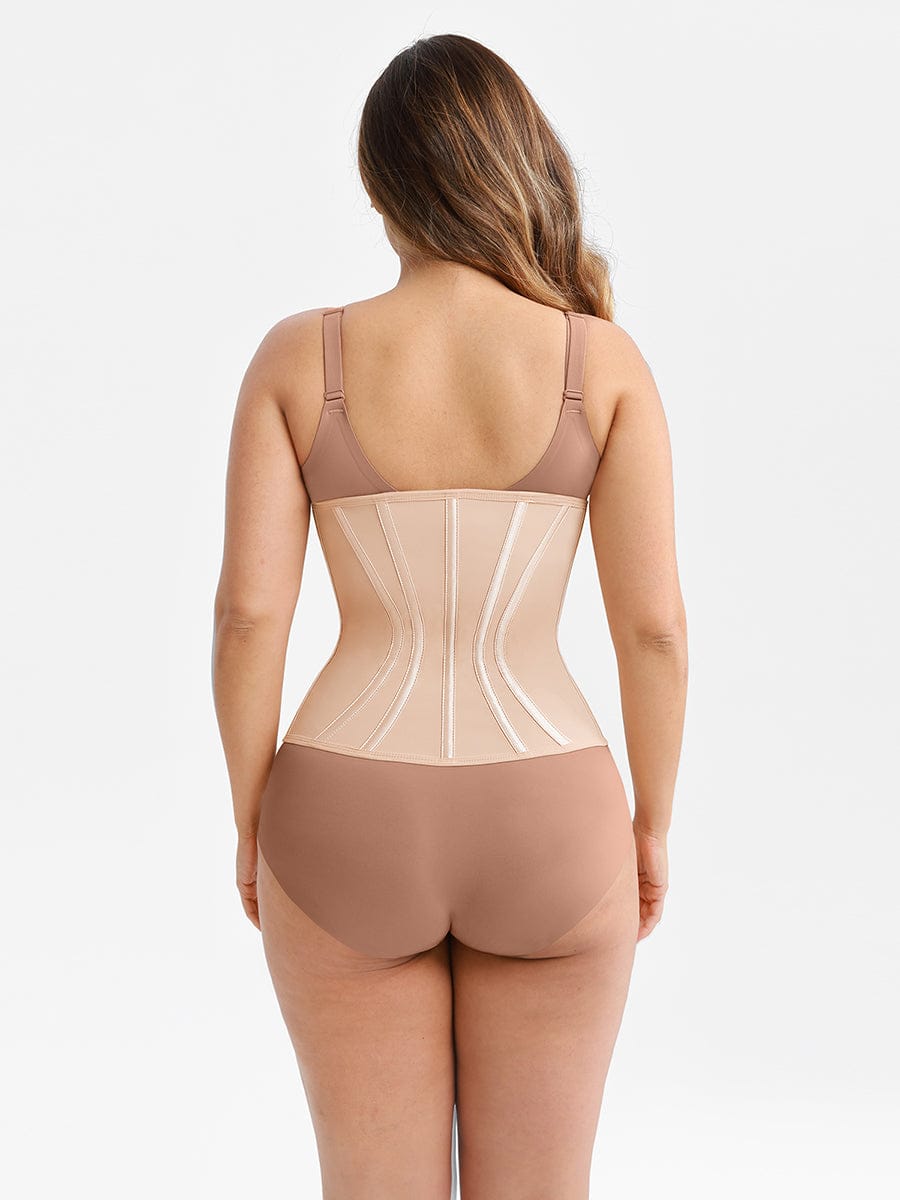 WSHb61011 — Ceinture gainante en latex coupe en S avec 11 baleines en acier