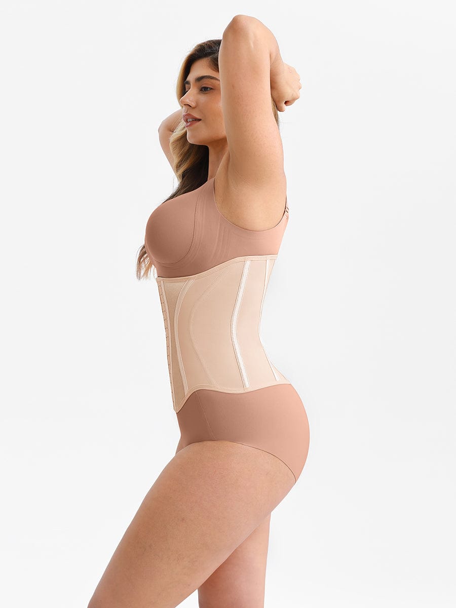 WSHb61011 — Ceinture gainante en latex coupe en S avec 11 baleines en acier