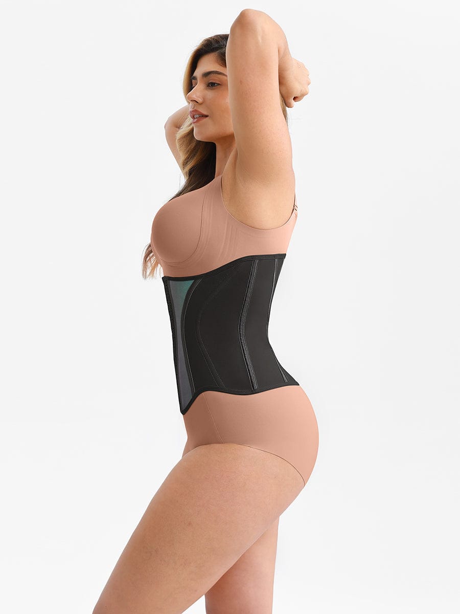 WSHb61011 — Ceinture gainante en latex coupe en S avec 11 baleines en acier