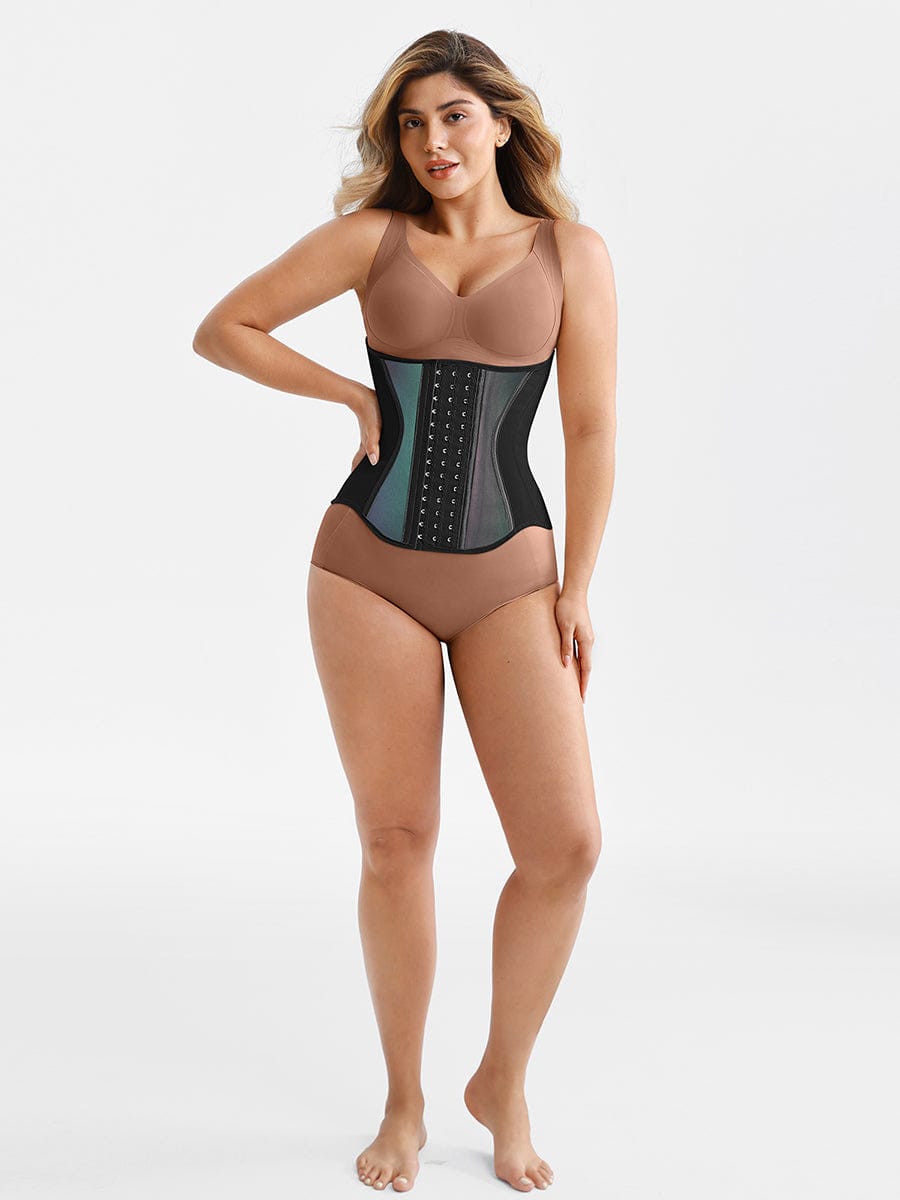 WSHb61011 — Ceinture gainante en latex coupe en S avec 11 baleines en acier