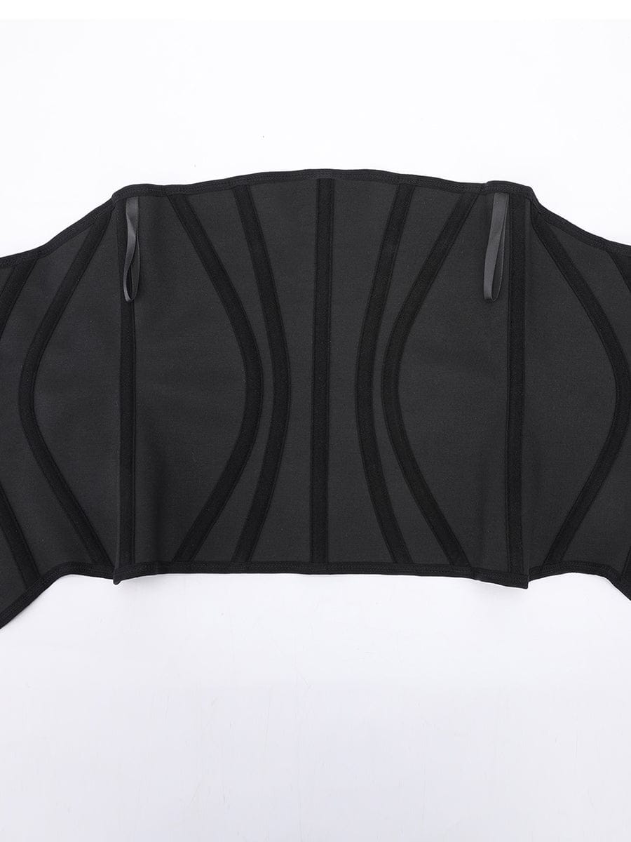 WSHb61011 — Ceinture gainante en latex coupe en S avec 11 baleines en acier