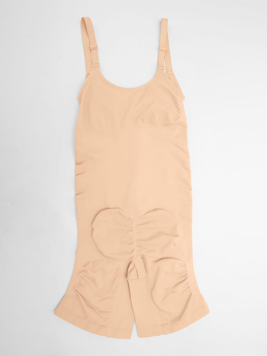 Invisible-Zip Seamless Shaping Bodysuit