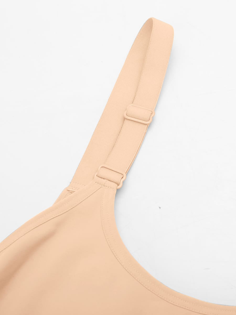 Invisible-Zip Seamless Shaping Bodysuit