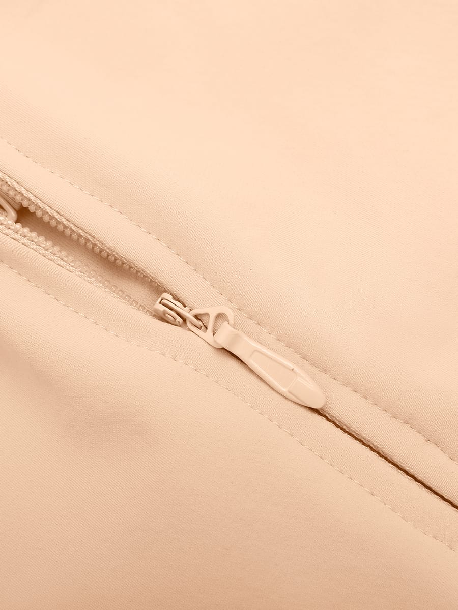 Invisible-Zip Seamless Shaping Bodysuit