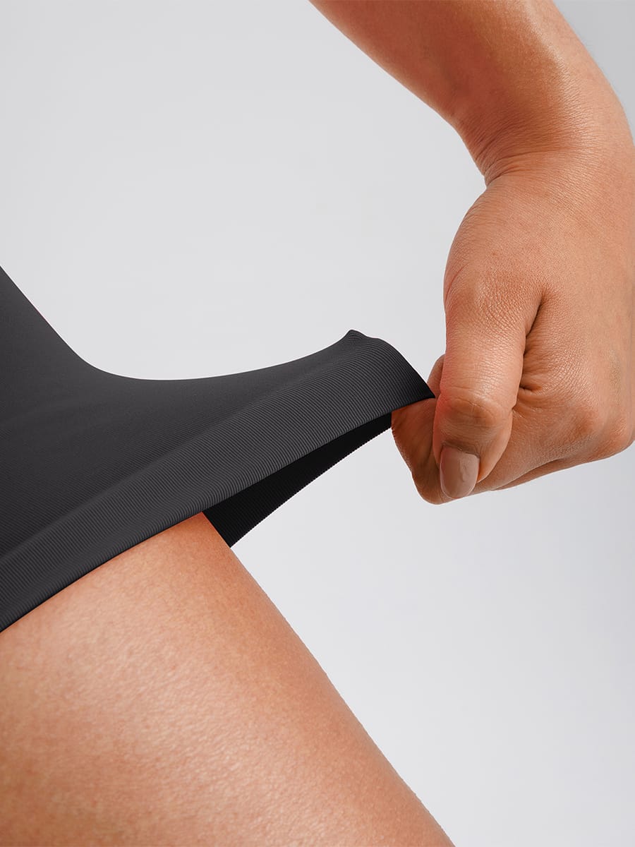 Invisible-Zip Seamless Shaping Bodysuit