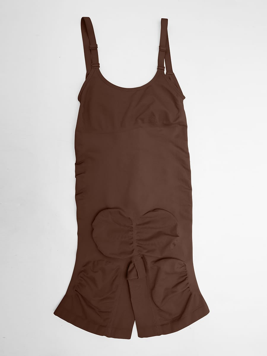 Invisible-Zip Seamless Shaping Bodysuit