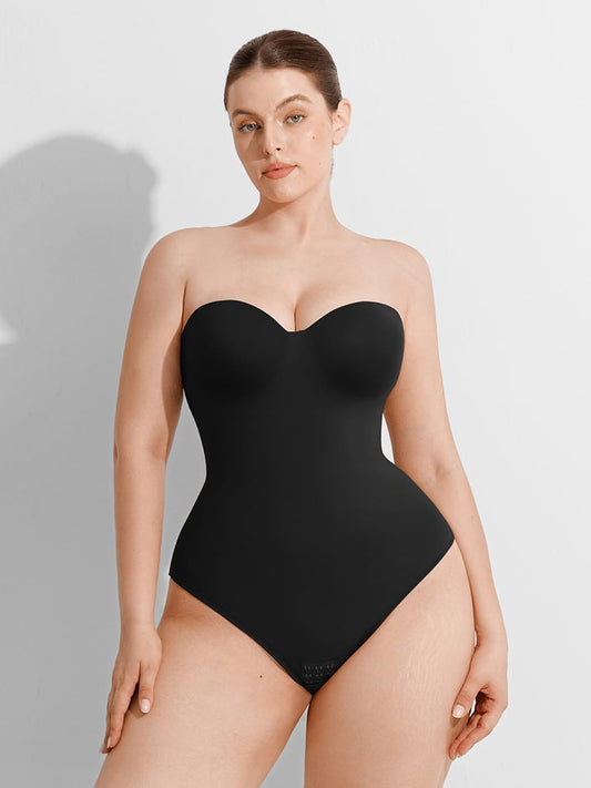 Seamless Underwire Demi-Cup Shaping Bodysuit