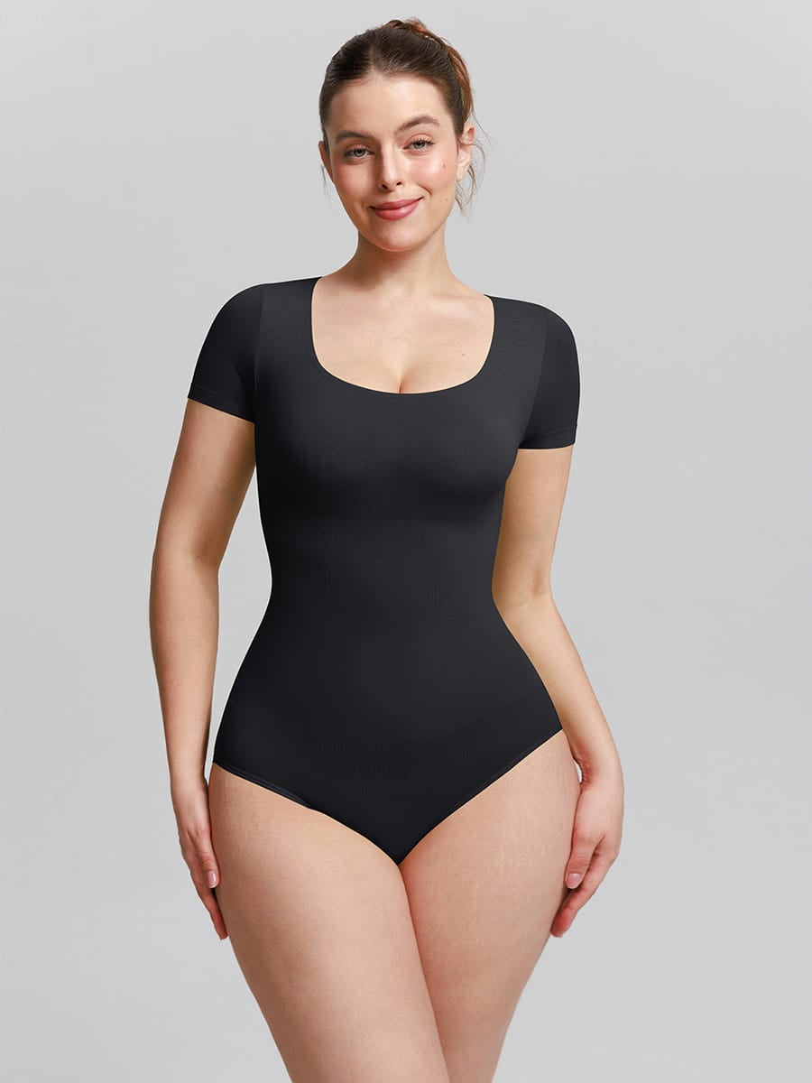 Butter-Soft Seamless Scoop-Neck Shaping Bodysuit