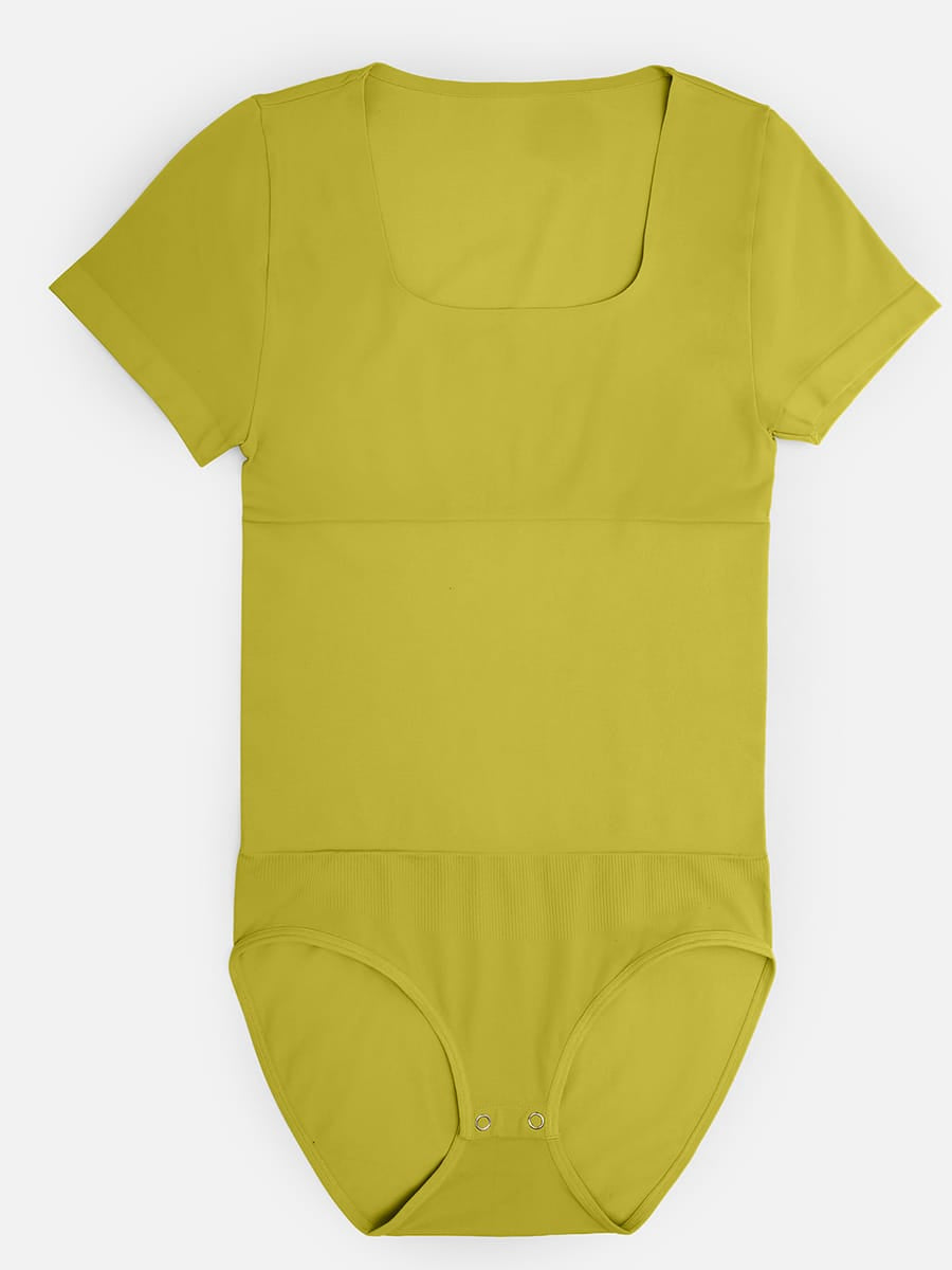 Butter-Soft Seamless Scoop-Neck Shaping Bodysuit