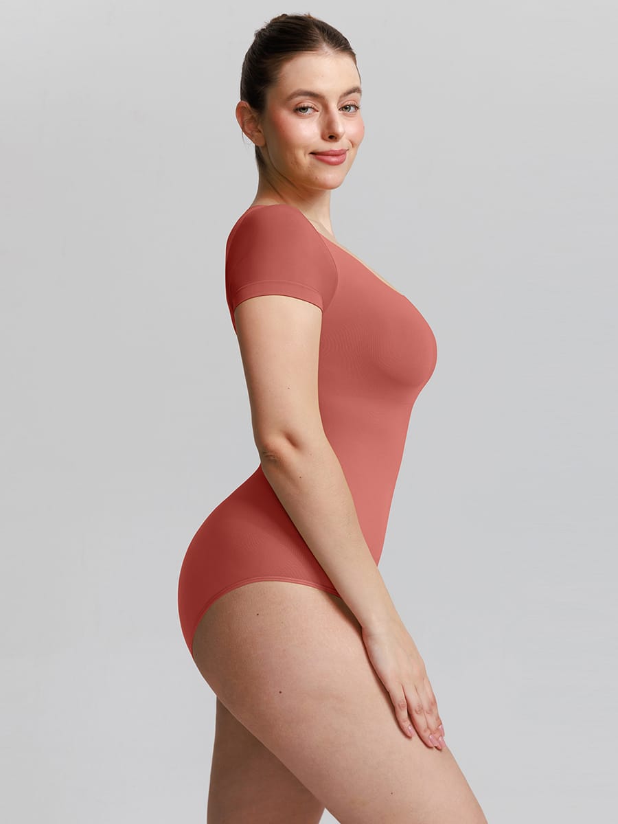 Butter-Soft Seamless Scoop-Neck Shaping Bodysuit