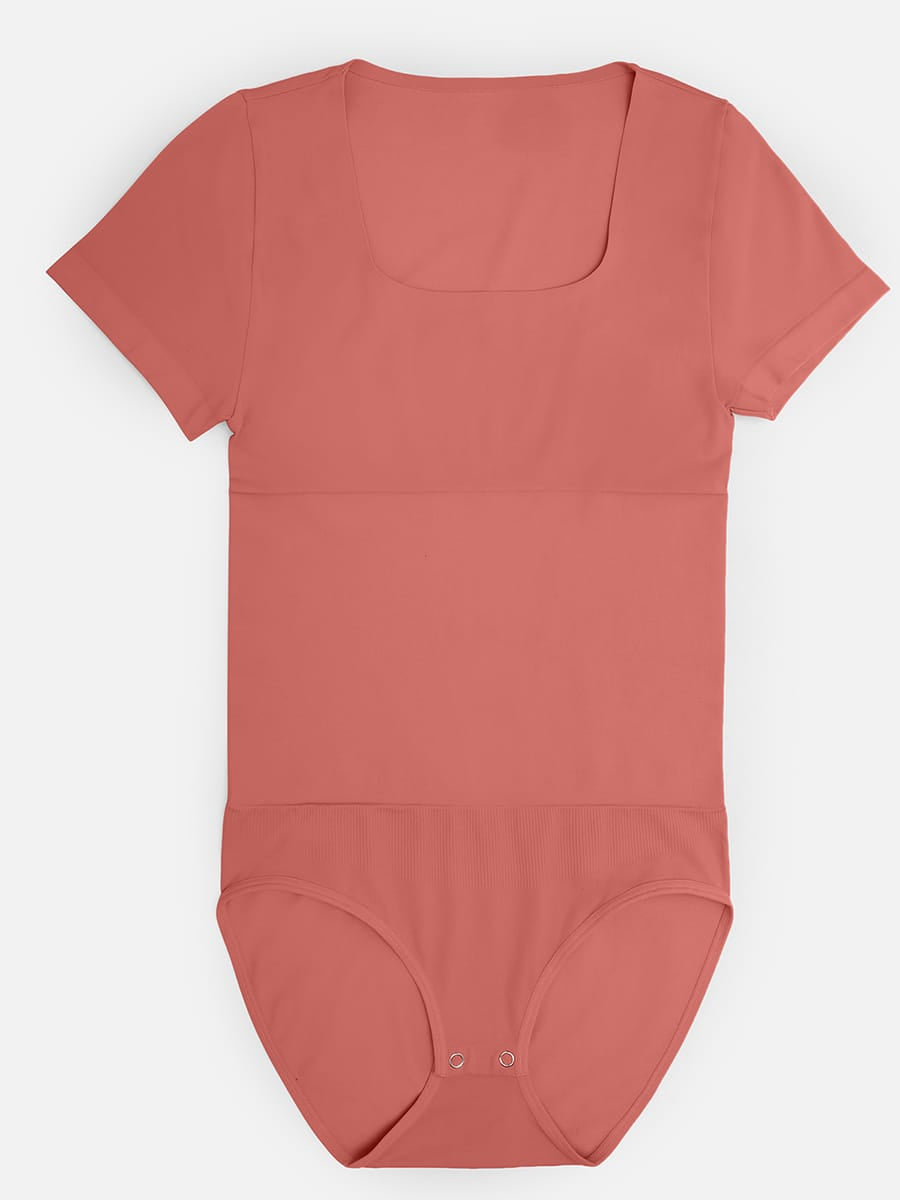 Butter-Soft Seamless Scoop-Neck Shaping Bodysuit