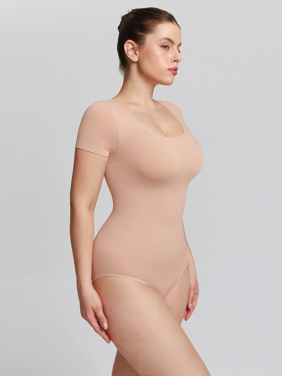 Butter-Soft Seamless Scoop-Neck Shaping Bodysuit