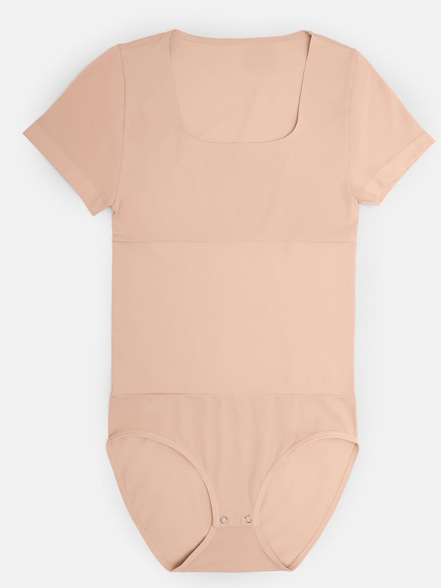 Butter-Soft Seamless Scoop-Neck Shaping Bodysuit
