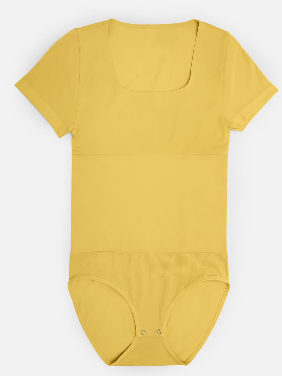 Butter-Soft Seamless Scoop-Neck Shaping Bodysuit