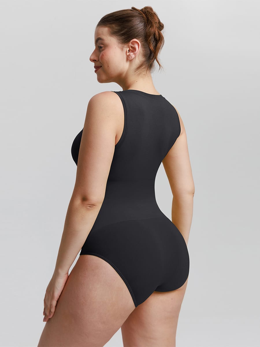 Butter-Soft Seamless Crew-Neck Shaping Bodysuit