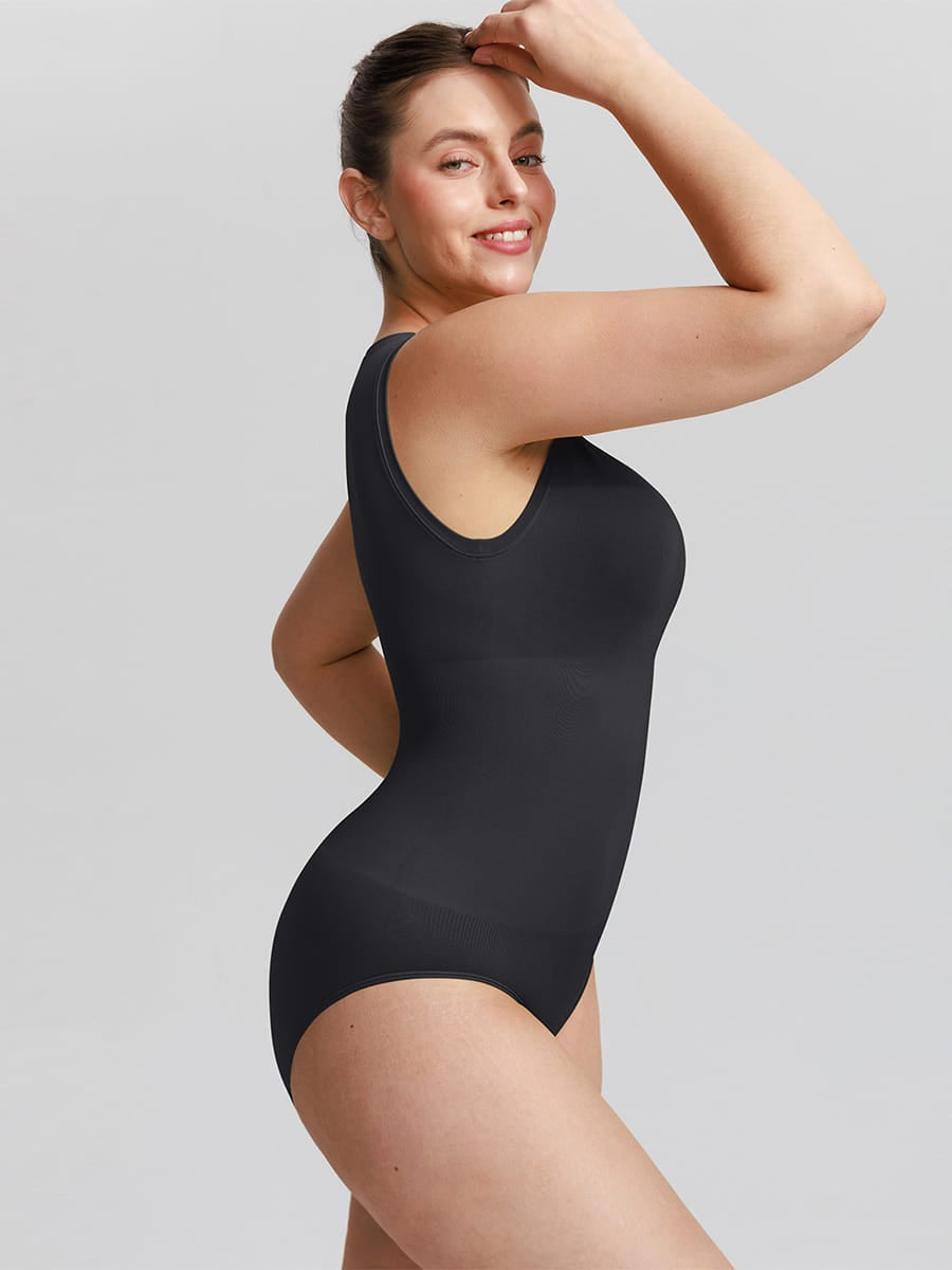 Butter-Soft Seamless Crew-Neck Shaping Bodysuit