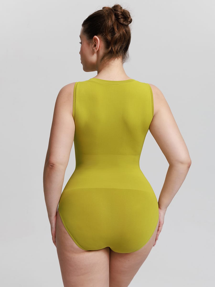 Butter-Soft Seamless Crew-Neck Shaping Bodysuit
