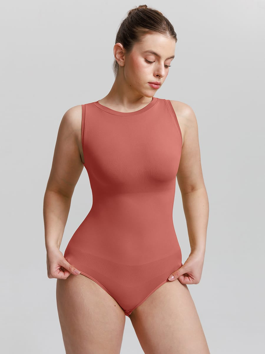Butter-Soft Seamless Crew-Neck Shaping Bodysuit