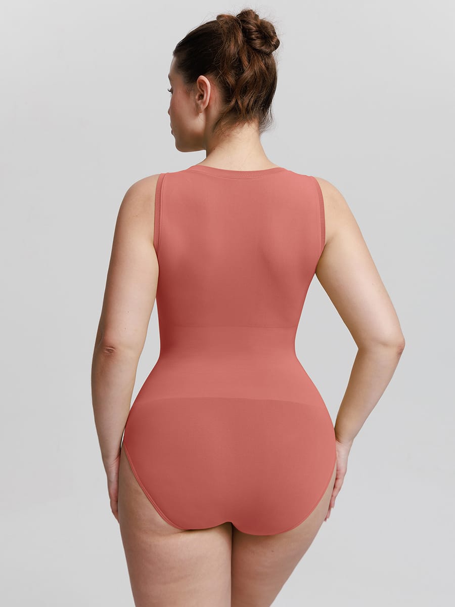 Butter-Soft Seamless Crew-Neck Shaping Bodysuit