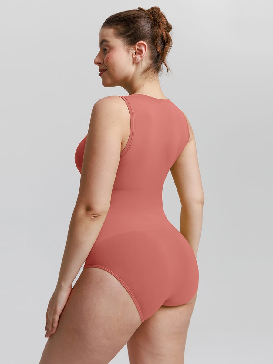 Butter-Soft Seamless Crew-Neck Shaping Bodysuit