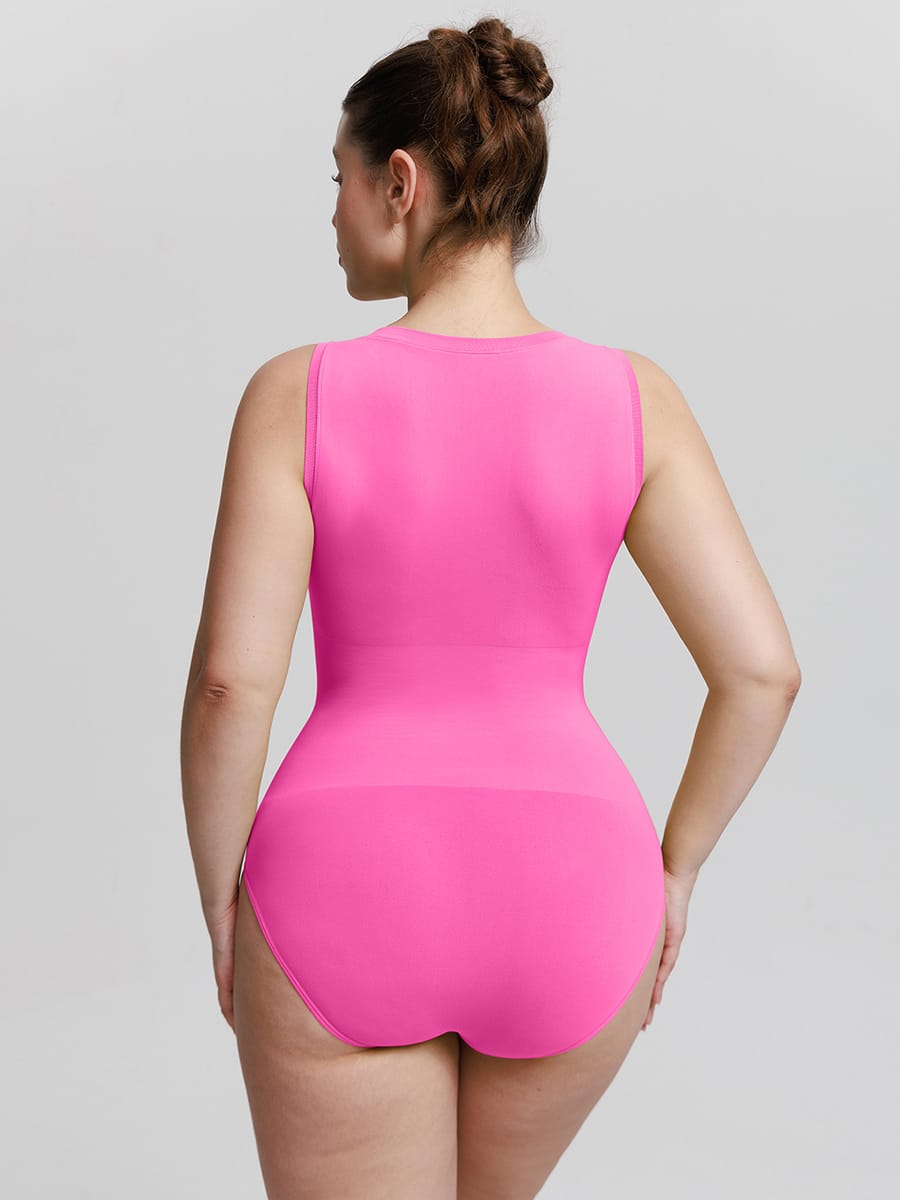 Butter-Soft Seamless Crew-Neck Shaping Bodysuit